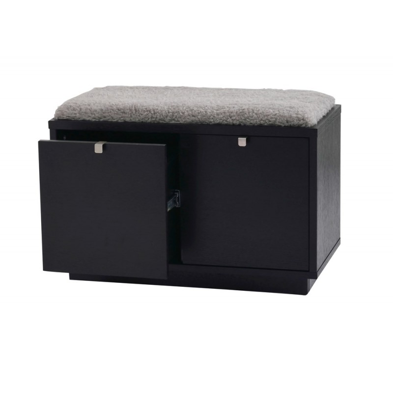 RO Confe Bench 2 Drawers Black/Light Grey